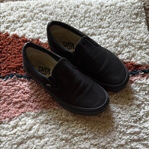 Vans Black Casual Slip-On Loafers